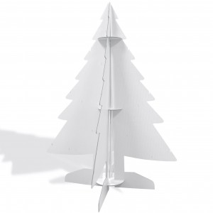 Árbol de Navidad de cartón - 121x39cm