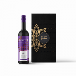 Caja para 2 botellas de vino grande - 24x12x35cm