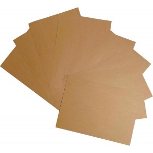 Pack 100 cartulinas para pintar - Kraft Marrón - Tamaño A4