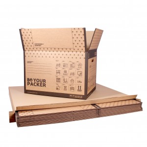 Pack 200 cajas de cartón para mudanzas Pequeña - 43x30x25cm