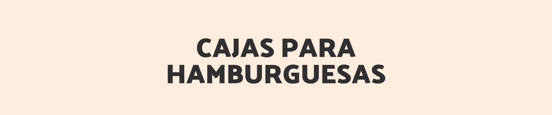 Cajas para Hamburguesas