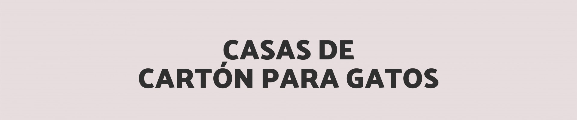 Casas de cartón para gatos
