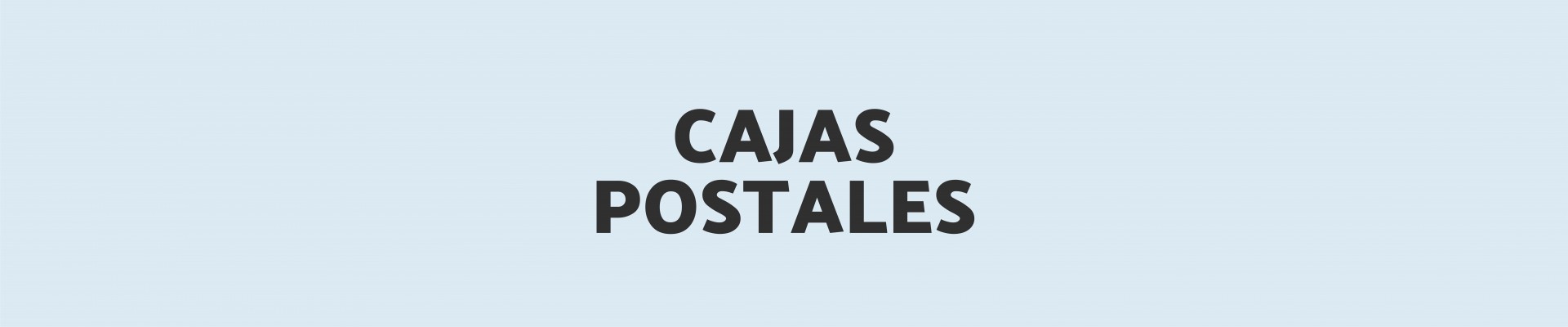 Cajas Postales