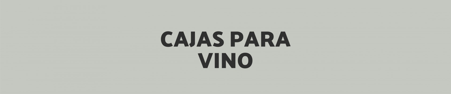 Cajas para Vino