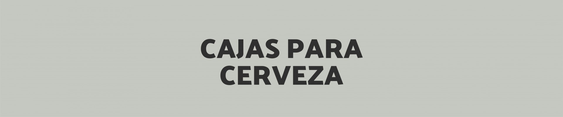 Cajas para Cervezas
