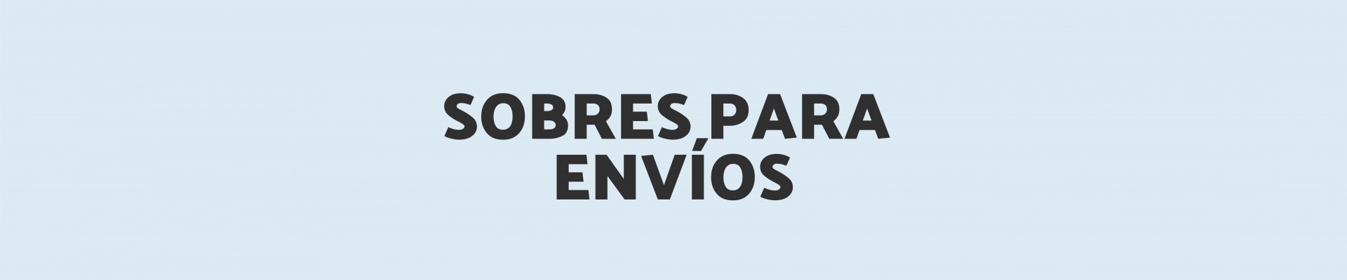 Sobres para Envíos